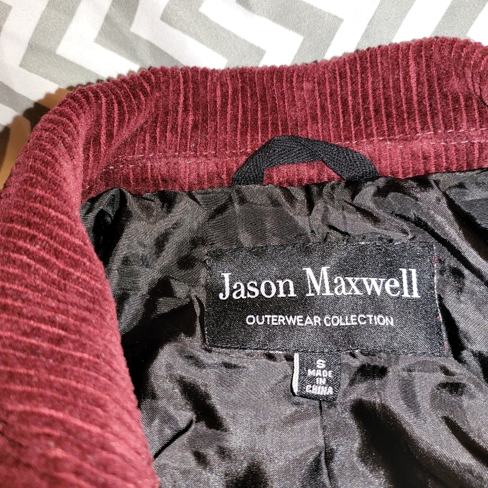 Jason Maxwell Outerwear. Burgundy. Size S - Picture 7 of 12